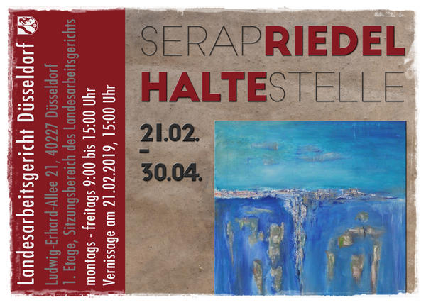 "Haltestelle" 
Eine Ausstellung mit Bildern von Serap Riedel